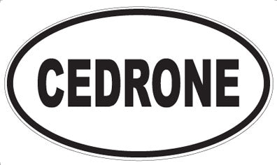 CEDRONE - Oval Magnet