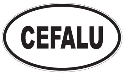 CEFALU - Oval Magnet