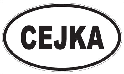 CEJKA - Oval Sticker
