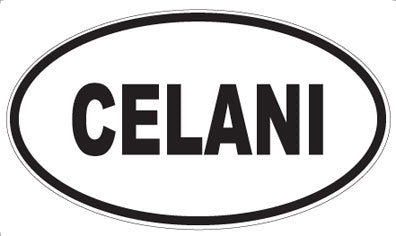 CELANI - Oval Magnet