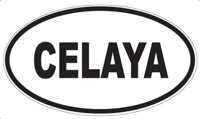 CELAYA - Oval Magnet