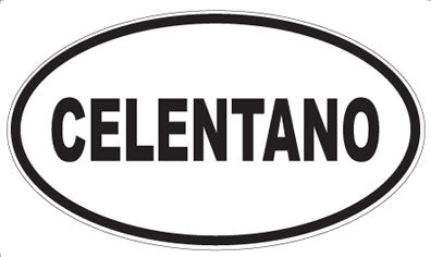 CELENTANO - Oval Magnet