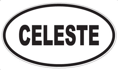 CELESTE - Oval Magnet