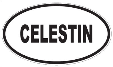 CELESTIN - Oval Sticker