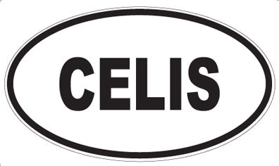 CELIS - Oval Sticker