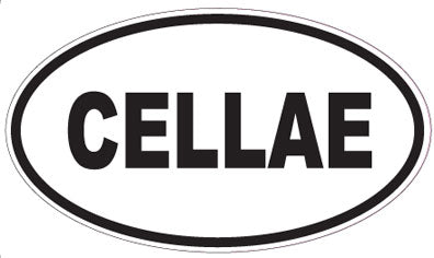 CELLAE - Oval Sticker