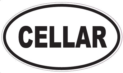 CELLAR - Oval Sticker