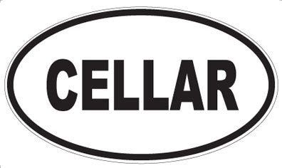 CELLAR - Oval Magnet