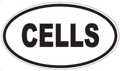 CELLS - Oval Sticker