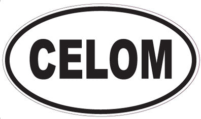 CELOM - Oval Magnet