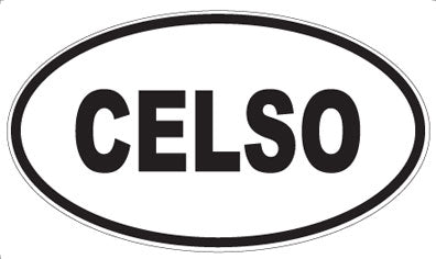 CELSO - Oval Magnet