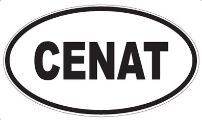 CENAT - Oval Magnet