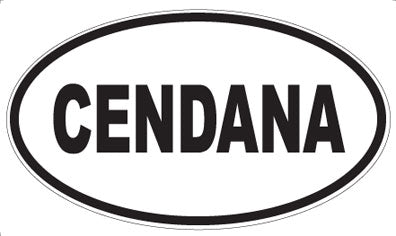CENDANA - Oval Magnet