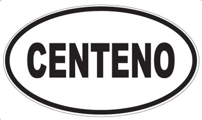 CENTENO - Oval Magnet