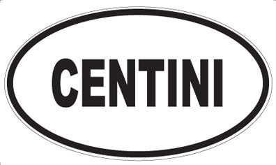 CENTINI - Oval Magnet