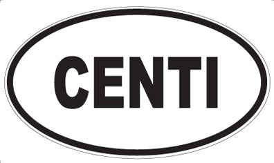 CENTI - Oval Magnet