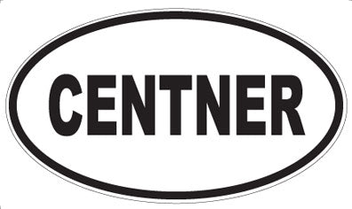 CENTNER - Oval Magnet