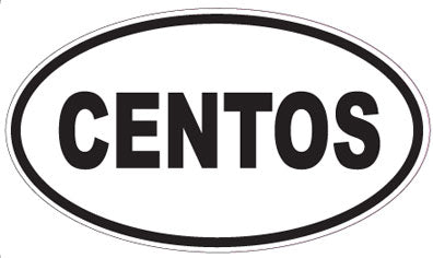 CENTOS - Oval Sticker