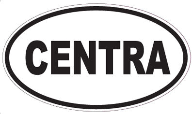 CENTRA - Oval Sticker