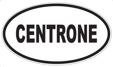 CENTRONE - Oval Sticker