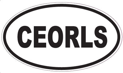 CEORLS - Oval Sticker
