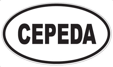 CEPEDA - Oval Magnet