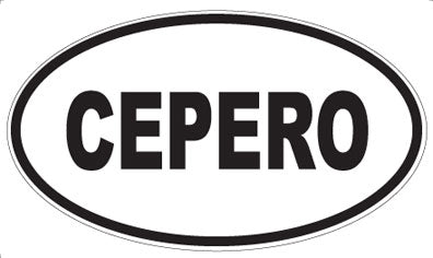CEPERO - Oval Sticker
