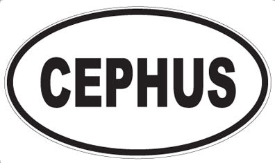 CEPHUS - Oval Sticker