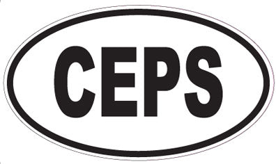 CEPS - Oval Sticker