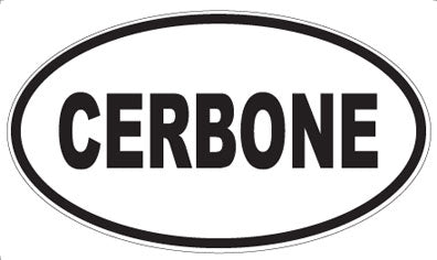 CERBONE - Oval Magnet