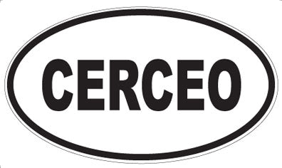CERCEO - Oval Magnet