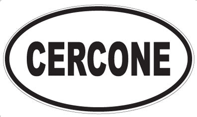 CERCONE - Oval Magnet