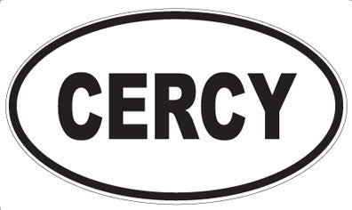 CERCY - Oval Magnet