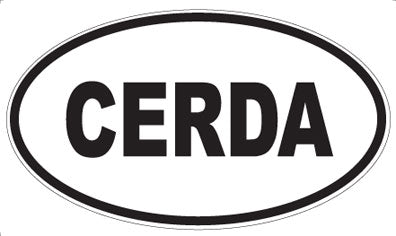 CERDA - Oval Magnet