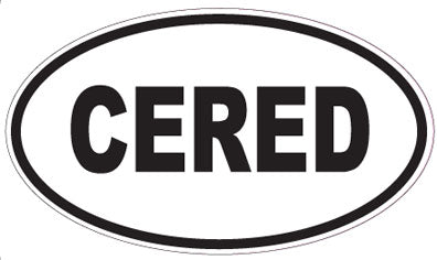 CERED - Oval Magnet