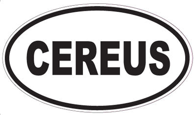 CEREUS - Oval Sticker