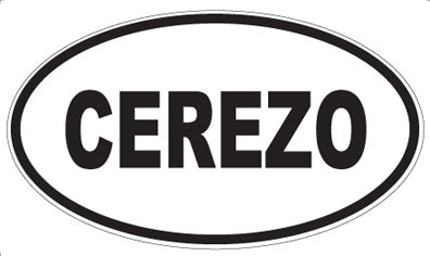 CEREZO - Oval Magnet
