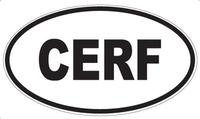CERF - Oval Magnet