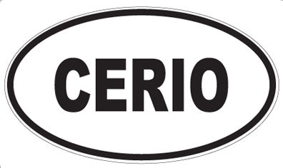 CERIO - Oval Sticker