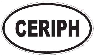 CERIPH - Oval Sticker