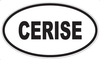 CERISE - Oval Magnet