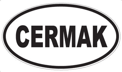 CERMAK - Oval Magnet