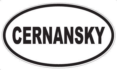 CERNANSKY - Oval Magnet