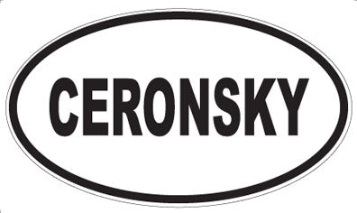 CERONSKY - Oval Magnet