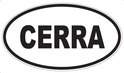 CERRA - Oval Magnet