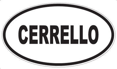CERRELLO - Oval Magnet