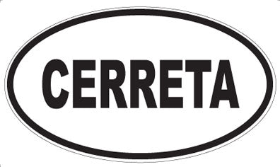 CERRETA - Oval Magnet