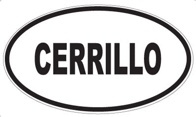 CERRILLO - Oval Magnet