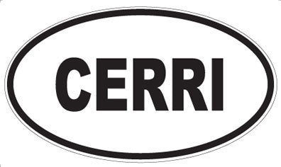 CERRI - Oval Magnet