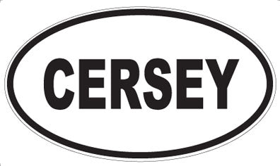 CERSEY - Oval Magnet